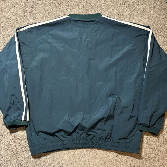 Vintage Michigan State Spartans Windbreaker Pullover Men’s XL Green Embroidered - Picture 7 of 7